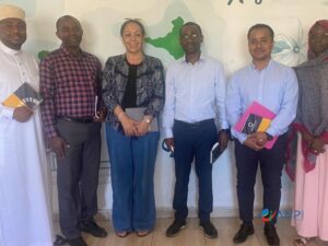 Visite de Mme Heba Capdevila-Janggeerkhan, PDG du groupe Cementis Océan Indien