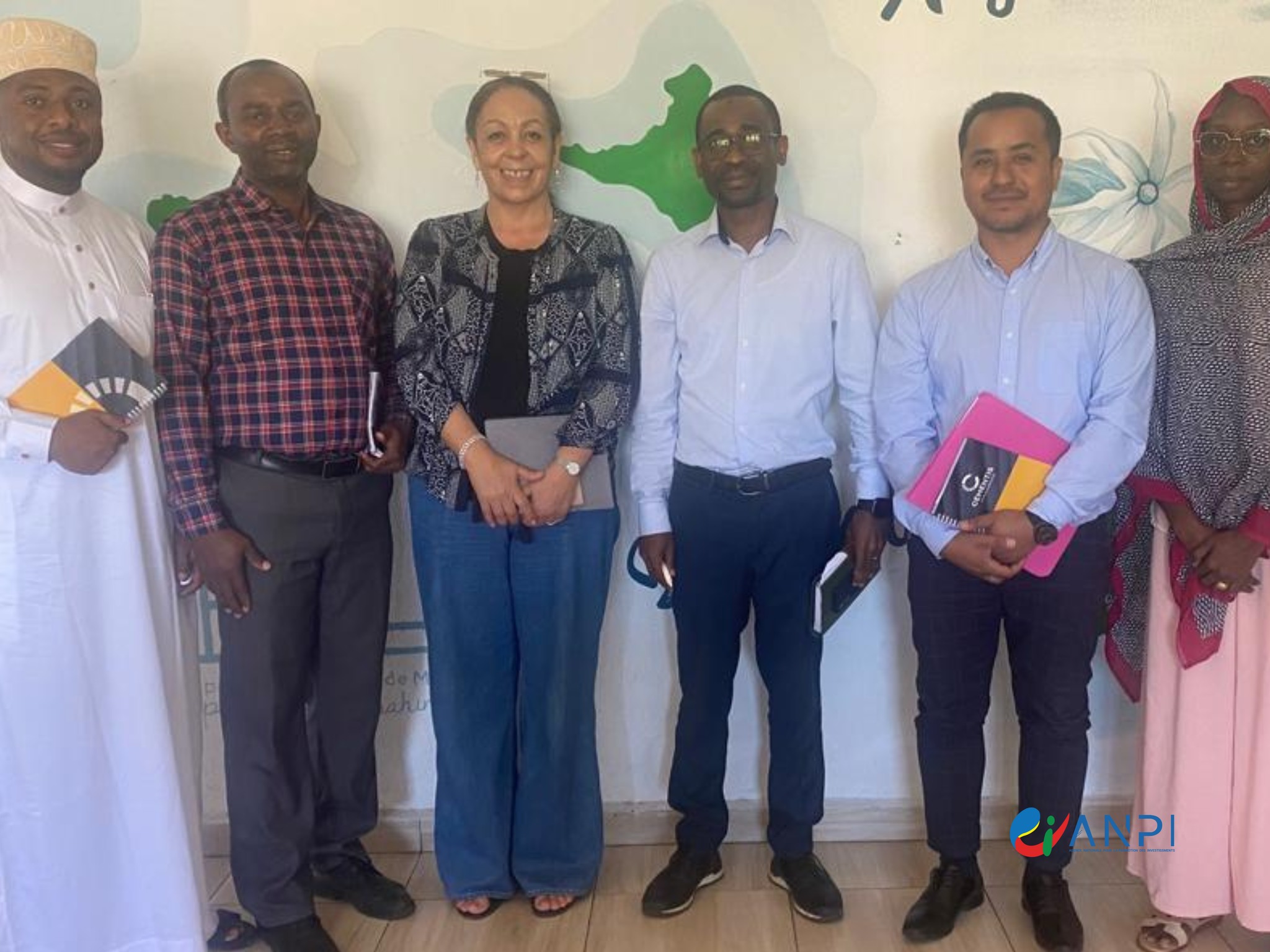 Visite de Mme Heba Capdevila-Janggeerkhan, PDG du groupe Cementis Océan Indien